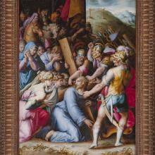 <a href="https://spencerartapps.ku.edu/collection-search#/object/9267" target="_blank"><i>Christ Carrying the Cross</i> by Giorgio Vasari</a>