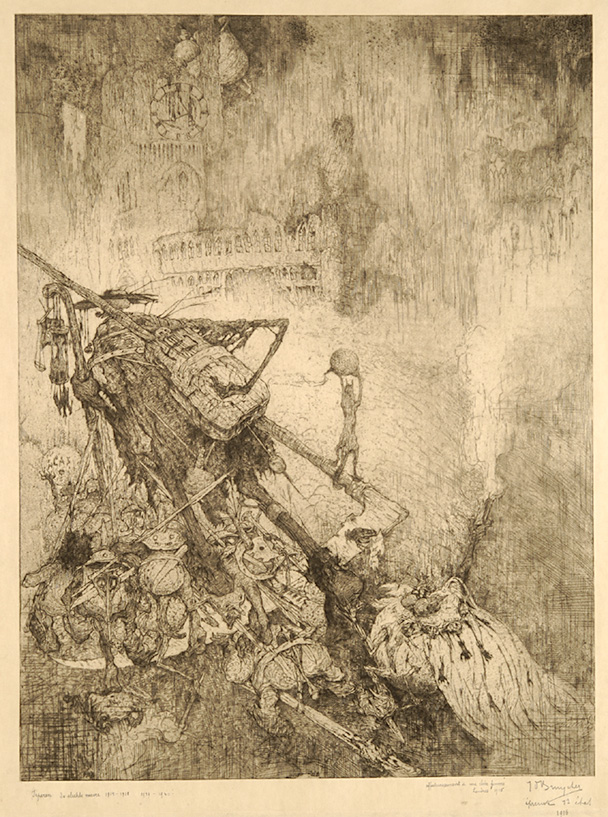 Ieperen de Slechte Maere (Ypres--the Grim Reaper) by Jules de Bruycker