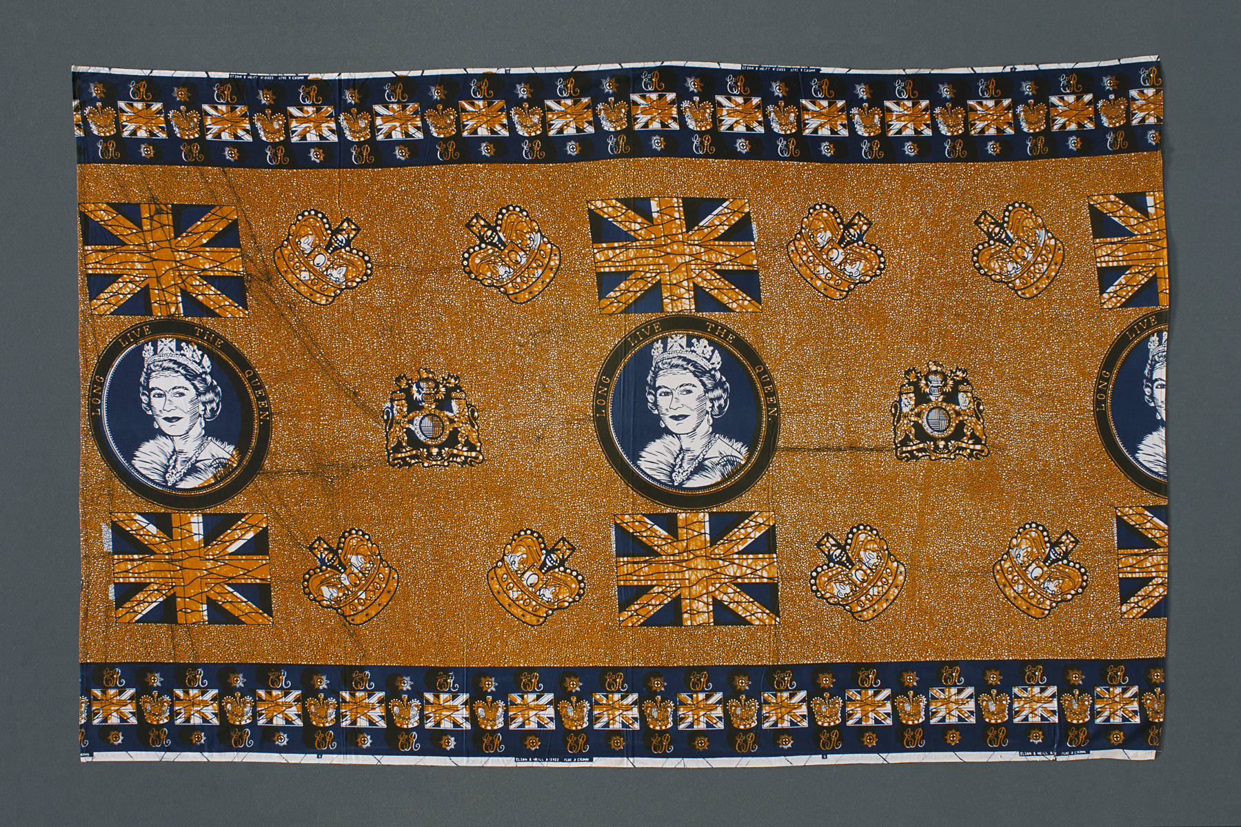 cloth with Queen Elizabeth II