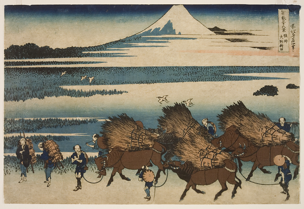Sunshū Ōno shinden (The New Fields at Ōno in Suruga Province) by Katsushika Hokusai