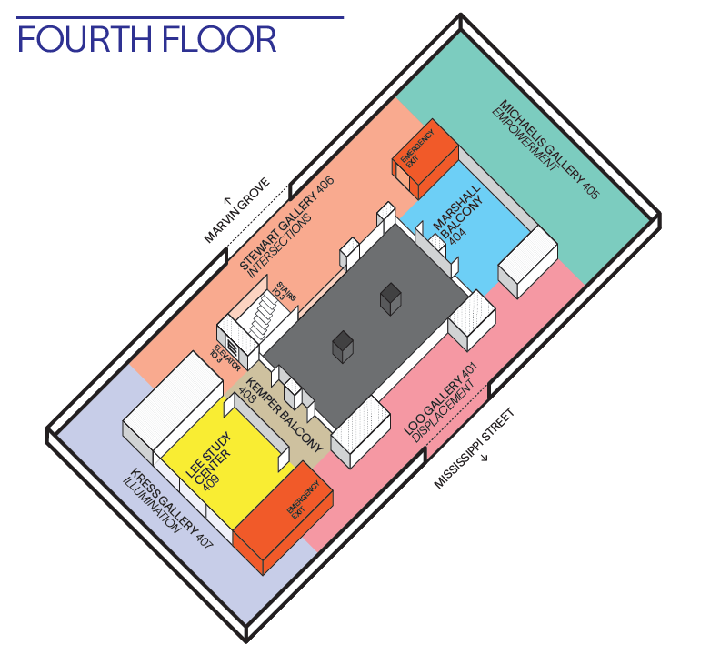 Fourth floor map