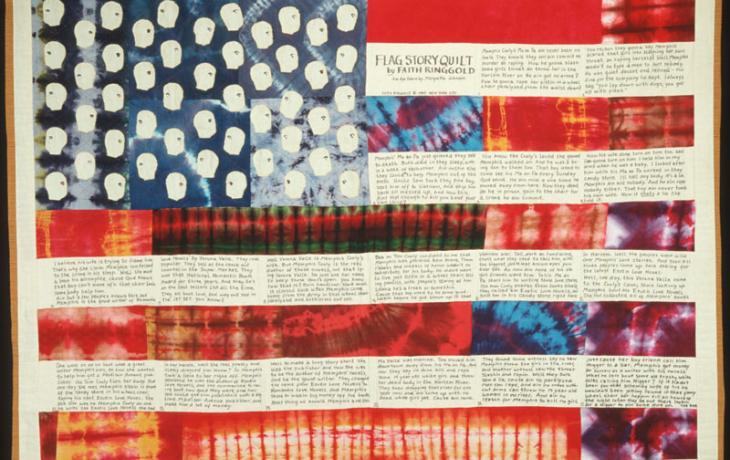 Flag Story Quilt by Faith Ringgold