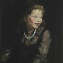 <a href="https://spencerartapps.ku.edu/collection-search#/object/4329" target="_blank"><i>Laughing Girl</i> by Robert Henri</a>