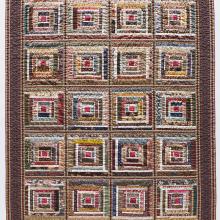 <a href="https://spencerartapps.ku.edu/collection-search#/object/46502" target="_blank"><i>Copyrights on the Selvedge quilt</i> by Virginia Jean Cox Mitchell</a>