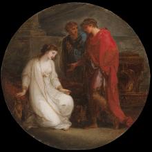 <a href="https://spencerartapps.ku.edu/collection-search#/object/9769" target="_blank"><i>Cleopatra before Augustus</i> by Angelica Kauffmann</a>