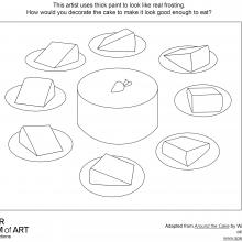 <a href='https://spencerartapps.ku.edu/collection-search#/object/14675' target='_blank'><i>Around the Cake</i> by Wayne Thiebaud</a>