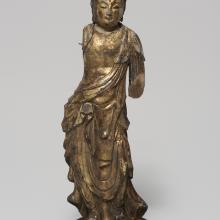 <a href='https://spencerartapps.ku.edu/collection-search#/object/27835' target='_blank'><i>standing Bodhisattva</i> Japan, Edo Period (1600–1868)</a>